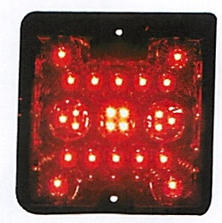 LED 6808-ZFR  Square Rear Lamp Series, LED Truck, Bus & Trailer Lighting